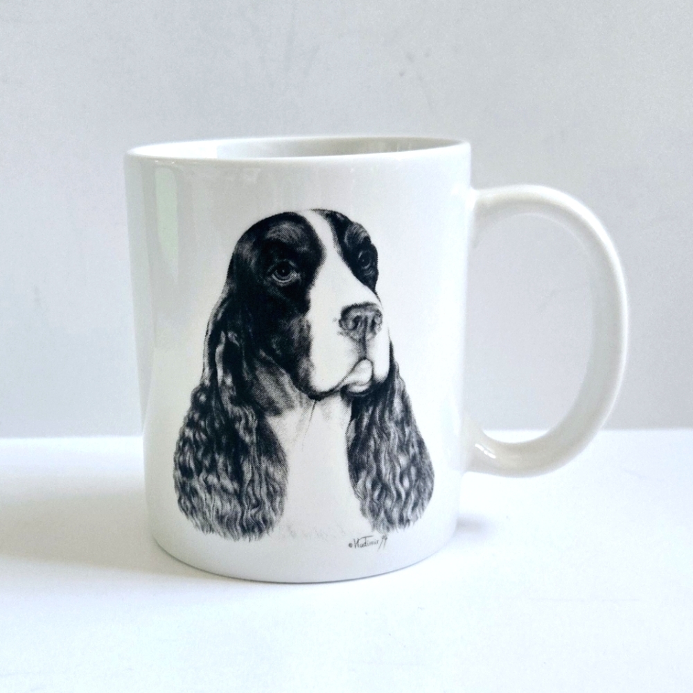 THE BEST OF SHOW Vladimir N.Tzenov collectors edition coffee mug  Spaniel